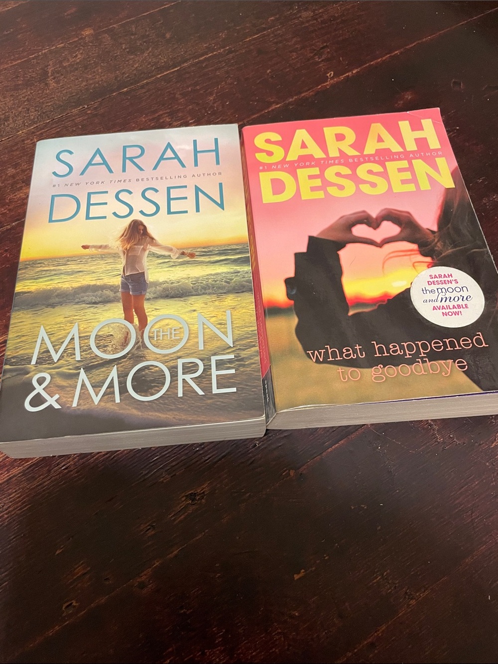 Sara Dessen Moon & More and What Happened to Goodbye Paperback Set